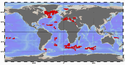 Global distribution of the BGC-Argo floats stations available in the database. The map is drawn by the Ocean Data View software (R. Schlitzer, Ocean Data View, http://odv.awi.de)