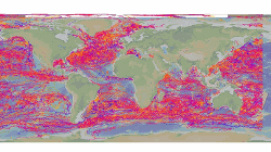 One year of observation from DBCP drifting buoys