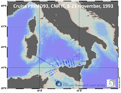 CTD stations in the Sicily Channel and in the southern Tyrrhenian Sea